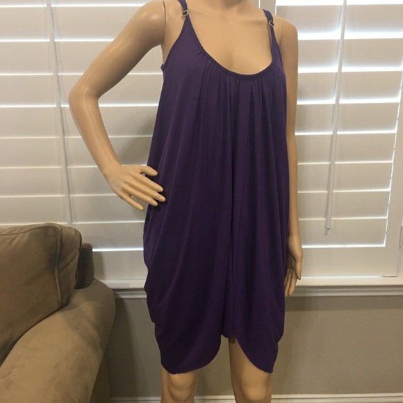 “BELLA MATTO” PURPLE KNIT SUNDRESS - MED - Picture 2 of 11